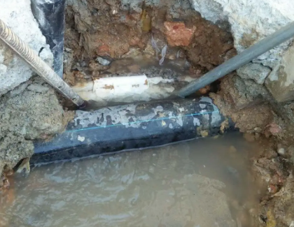 龙胜测漏水之水管漏水
